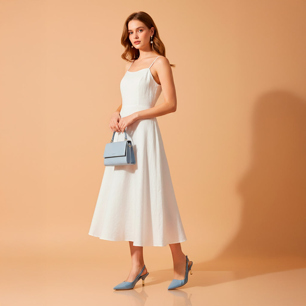 Zapatilla Isabel Celeste Destalonada